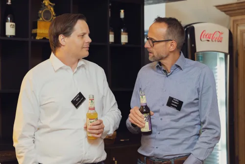 Kongressfotografie beim Forum Mittelstand Aschaffenburg: Vortrag auf der Bühne