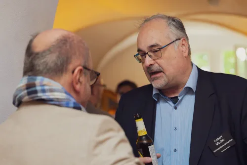 Kongressfotografie beim Forum Mittelstand Aschaffenburg: Vortrag auf der Bühne