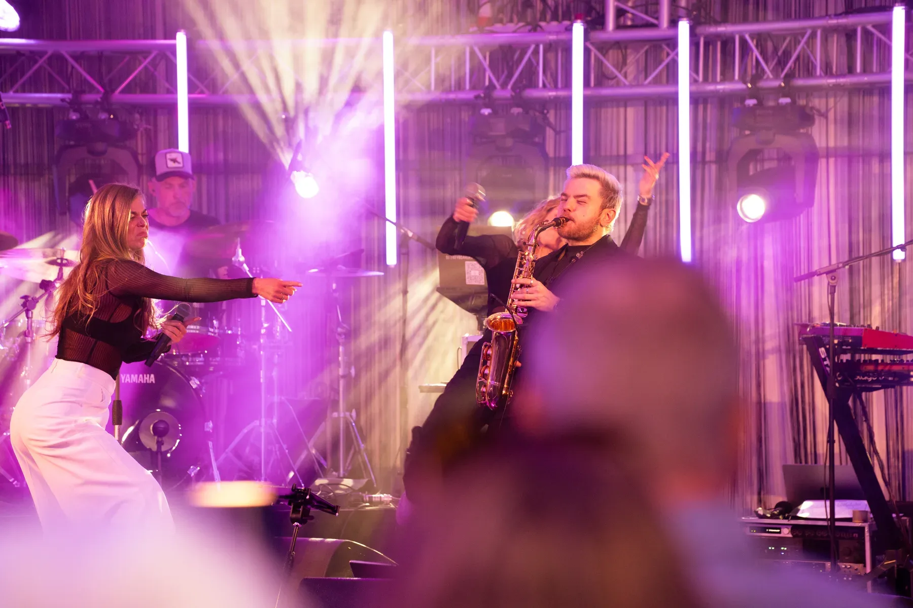 Eventfotografie zum Betriebsfest in Rhein-Main: Livemusik und feiernde Gäste