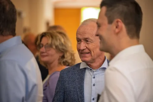 Eventfotografie einer Firmenveranstaltung: Detailaufnahme vom PROMADE-Event