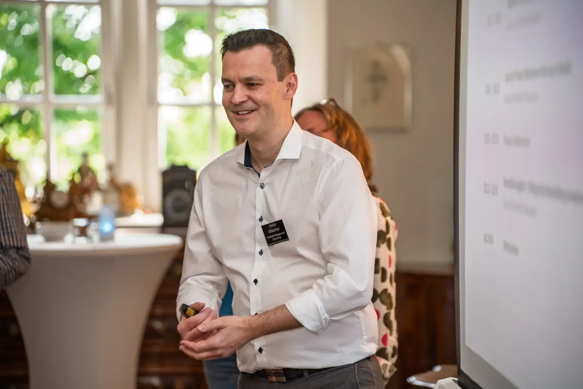 Eventfotografie einer Firmenveranstaltung: Detailaufnahme vom PROMADE-Event