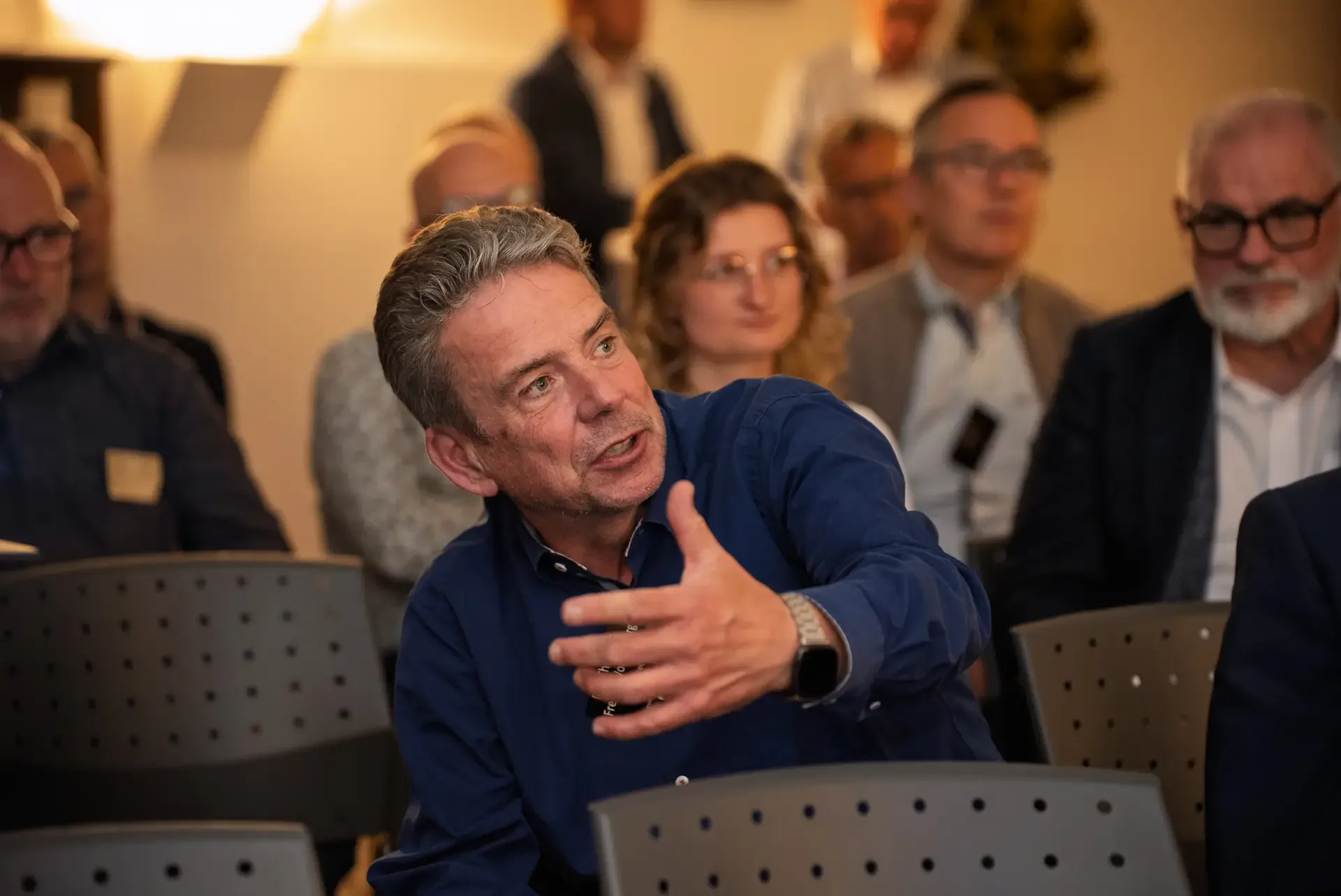 Eventfotografie einer Firmenveranstaltung: Detailaufnahme vom PROMADE-Event