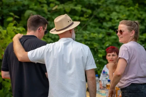 Eventfotografie Sommerfest Aschaffenburg: entspannte Networking-Atmosphäre, Rhein-Main-Region