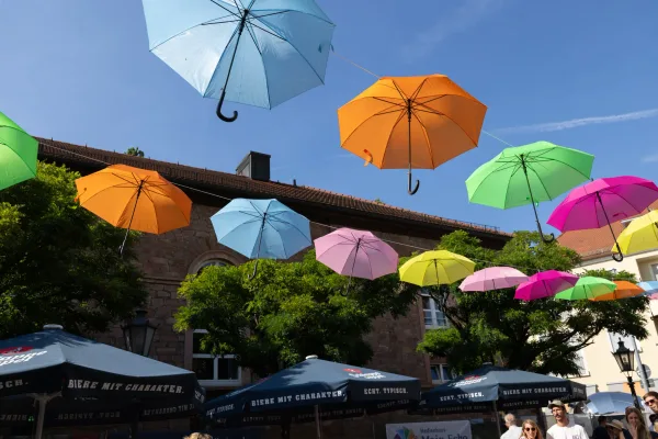 Eventfotograf beim Altstadtfest Aschaffenburg: Stimmung bei der Fest-Eröffnung in der Innenstadt