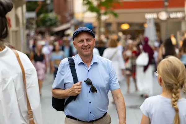 Eventfotograf Aschaffenburg: Bürgermeister Eric Leiderer bei "Aschaffenburg bis Mitternacht"