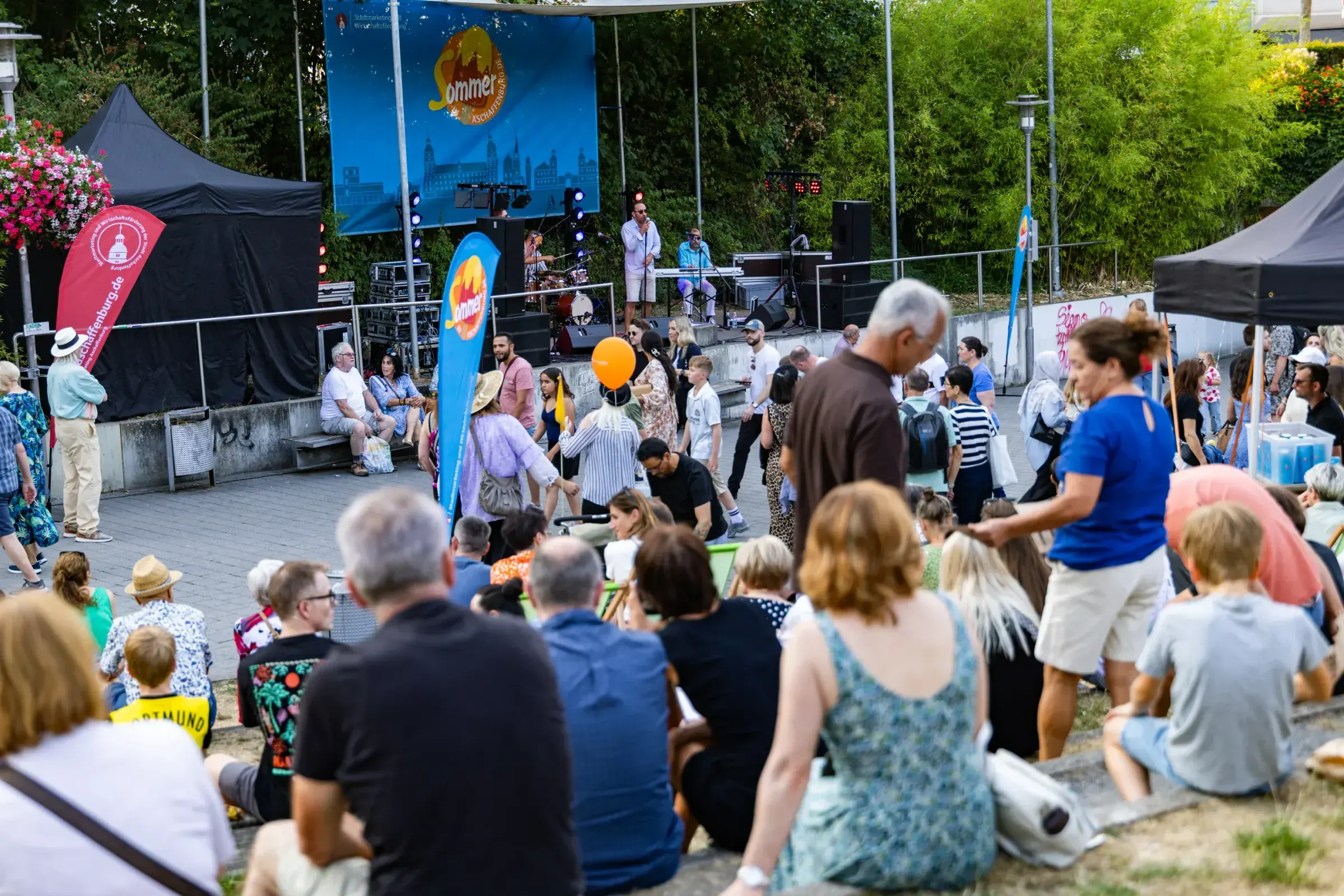 Eventfotografie Aschaffenburg: "Aschaffenburg bis Mitternacht", Einkaufsnacht in der Innenstadt