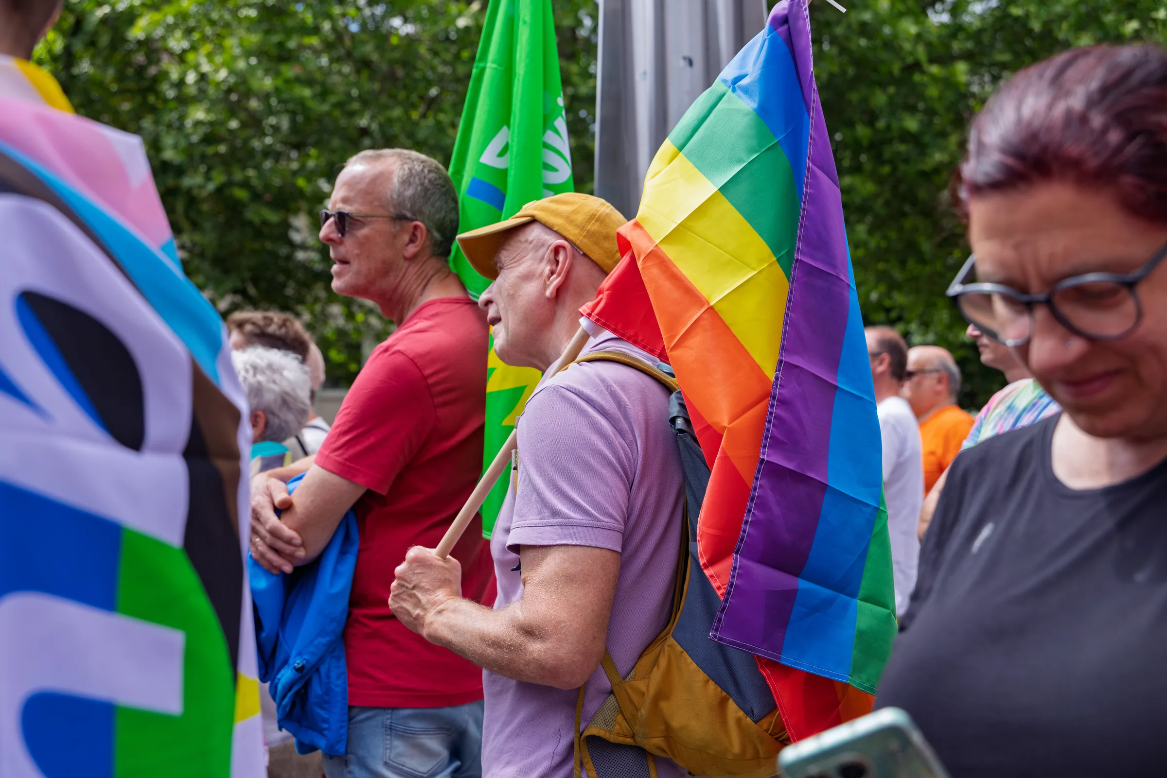 Eventfotografie Christopher Street Day: Kundgebung auf dem Theaterplatz in Aschaffenburg