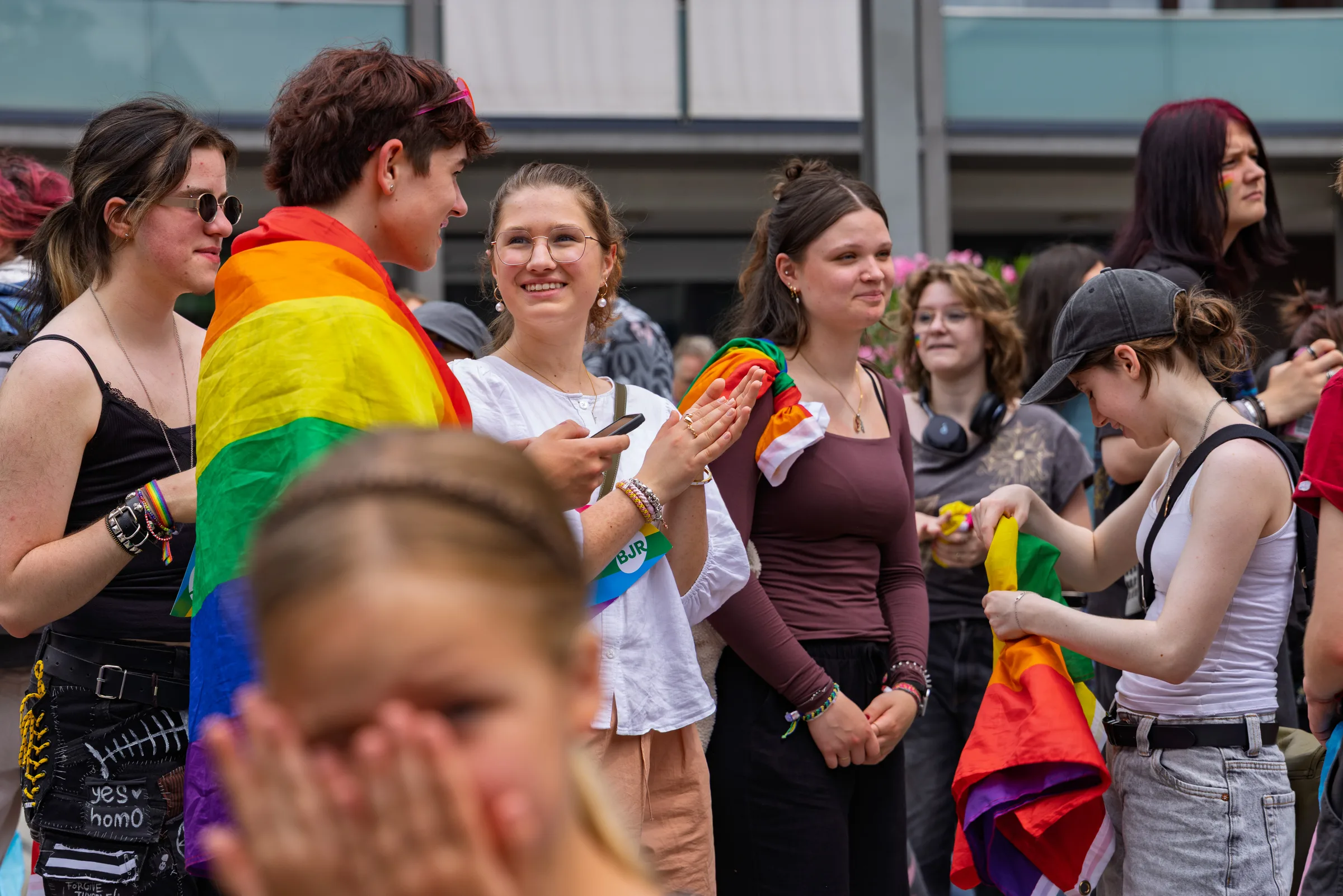 Eventfotografie CSD: Abschlusskundgebung zum Christopher Street Day in Aschaffenburg