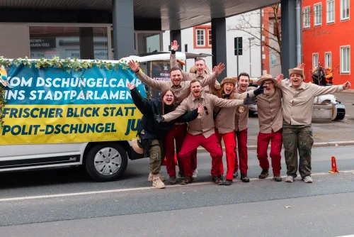 Eventfotografie Fastnachtszug: Faschingsumzug Aschaffenburg im Rhein-Main-Gebiet