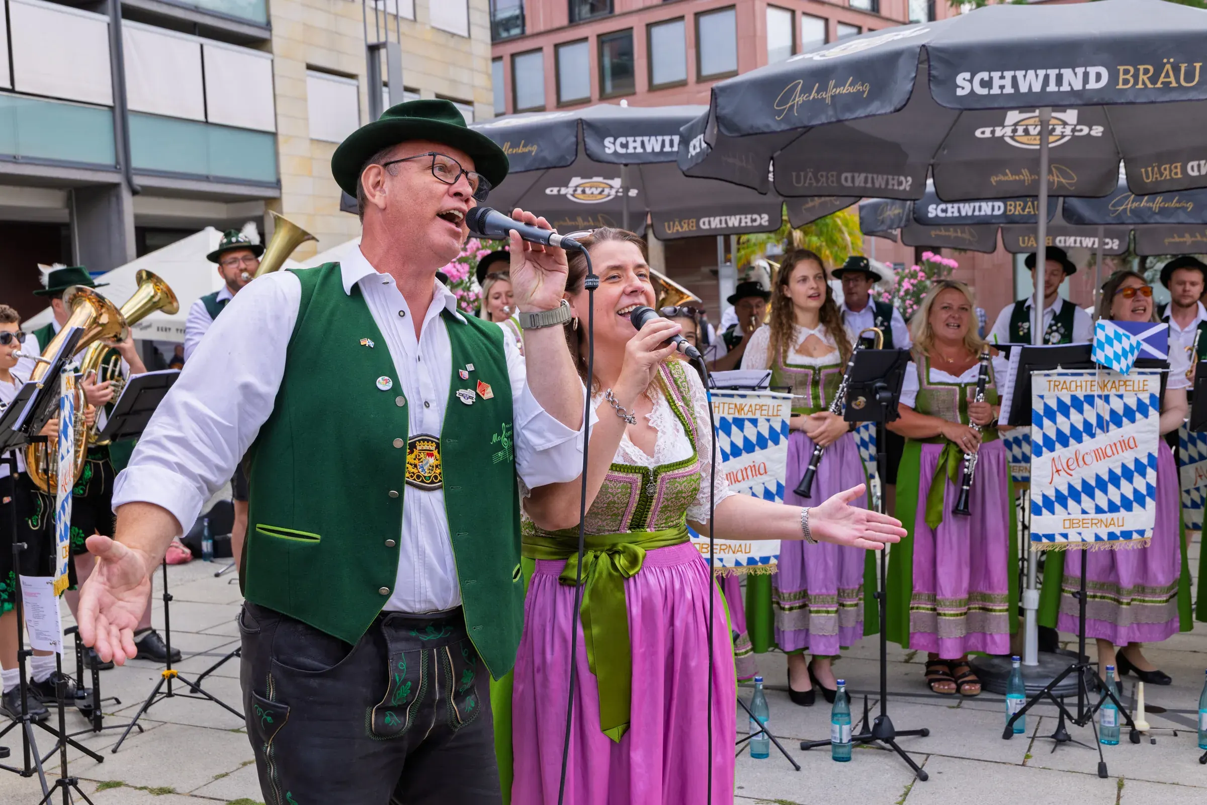 Bühnenprogramm Städtepartnerschaft Aschaffenburg-Perth: Musikverein Melomania Obernau