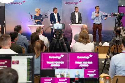 Eurowings Townhall: Livestream-Regie und ESG-Roadshow