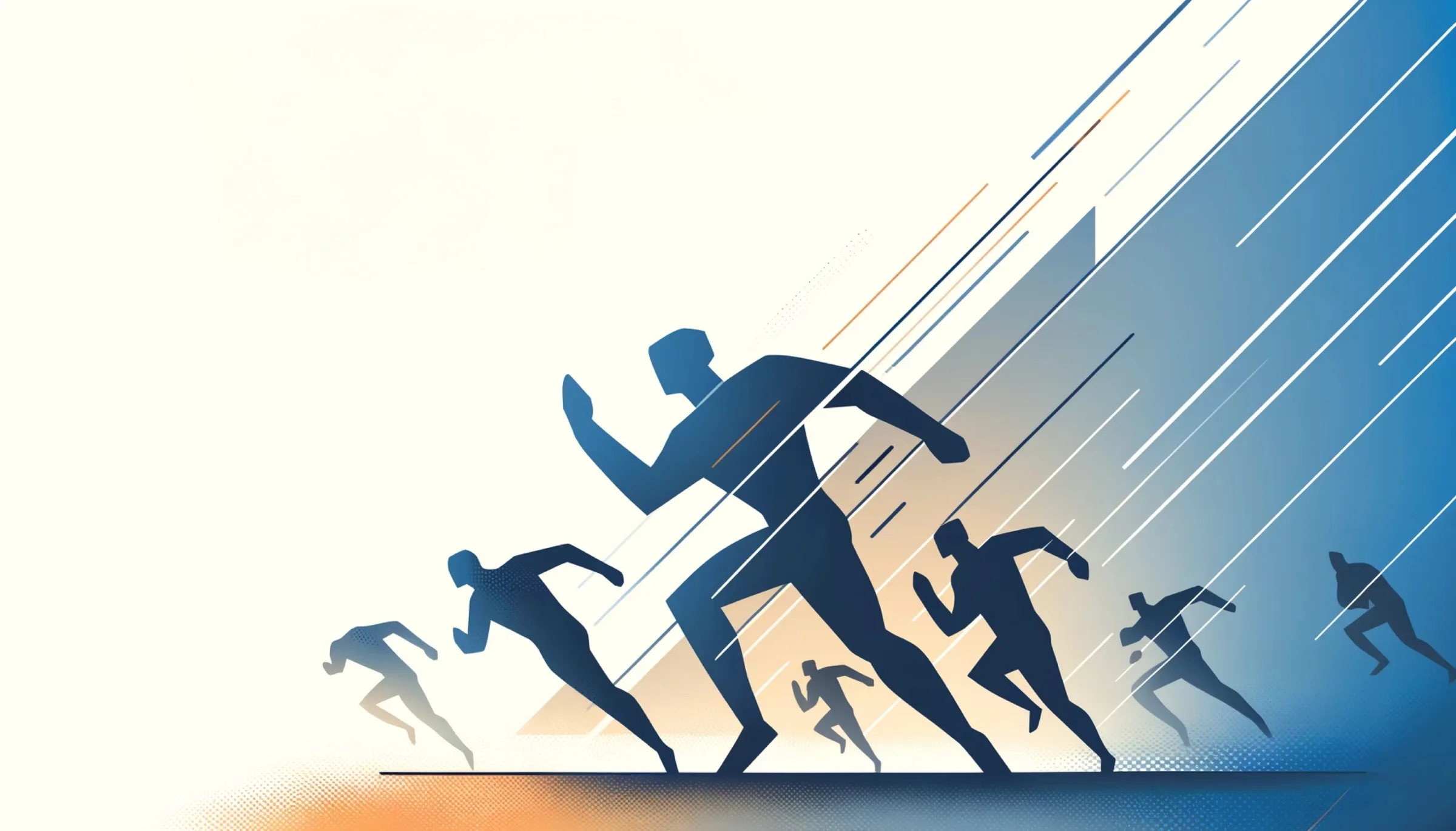 Imagefilm Athletikkonferenz: Illustration von Sportlern in Bewegung