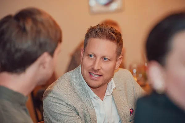 Eventfotografie Netzwerkabend: Begrüßung im UNION
