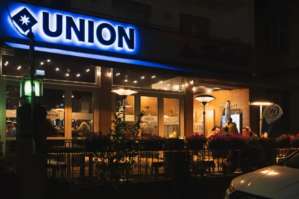 Eventfotografie Netzwerkabend: Begrüßung im UNION