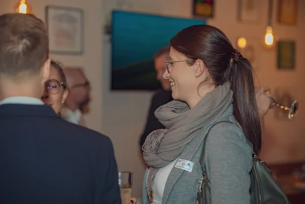 Eventfotografie Netzwerkabend: Begrüßung im UNION