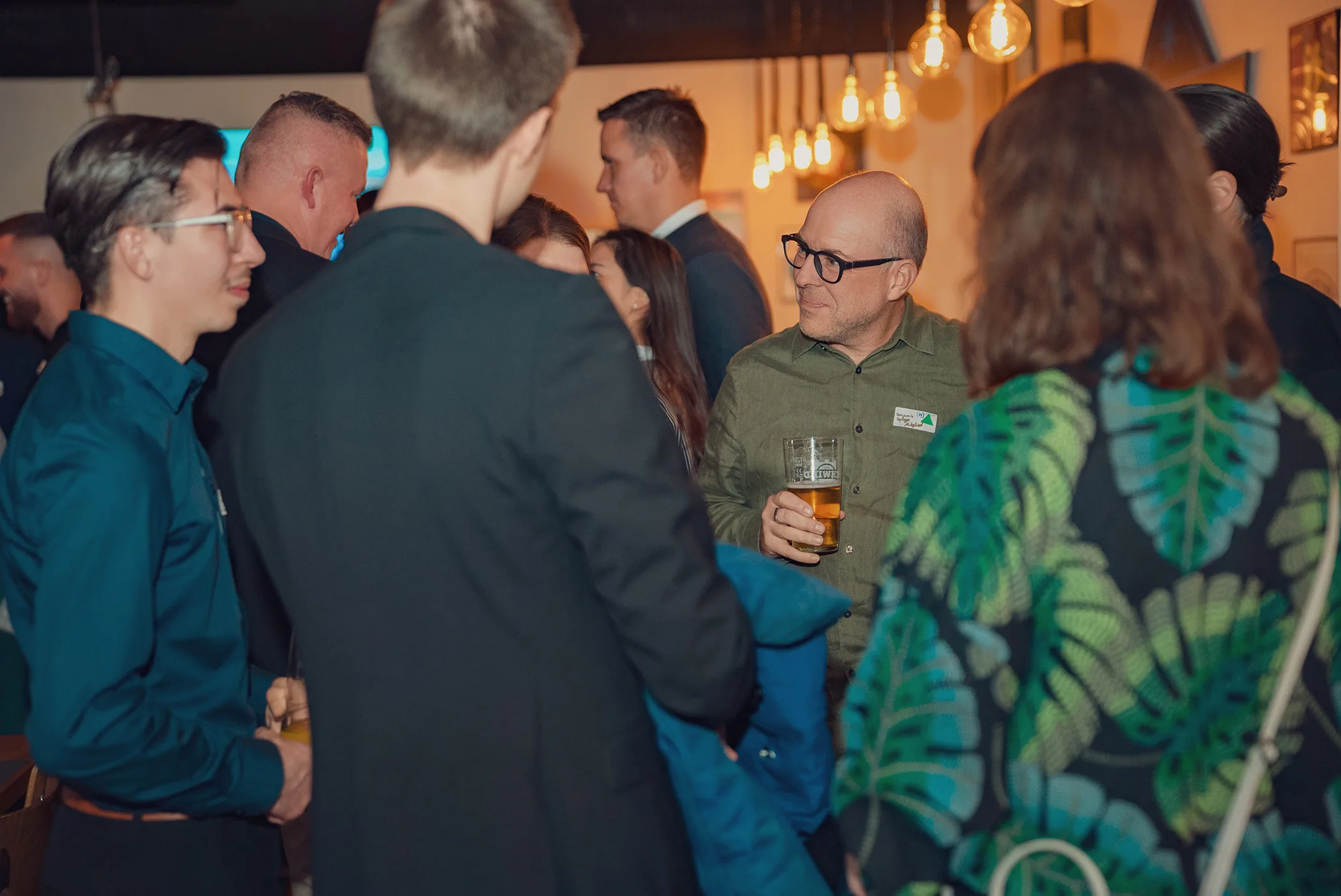 Eventfotografie Netzwerkabend: Begrüßung im UNION