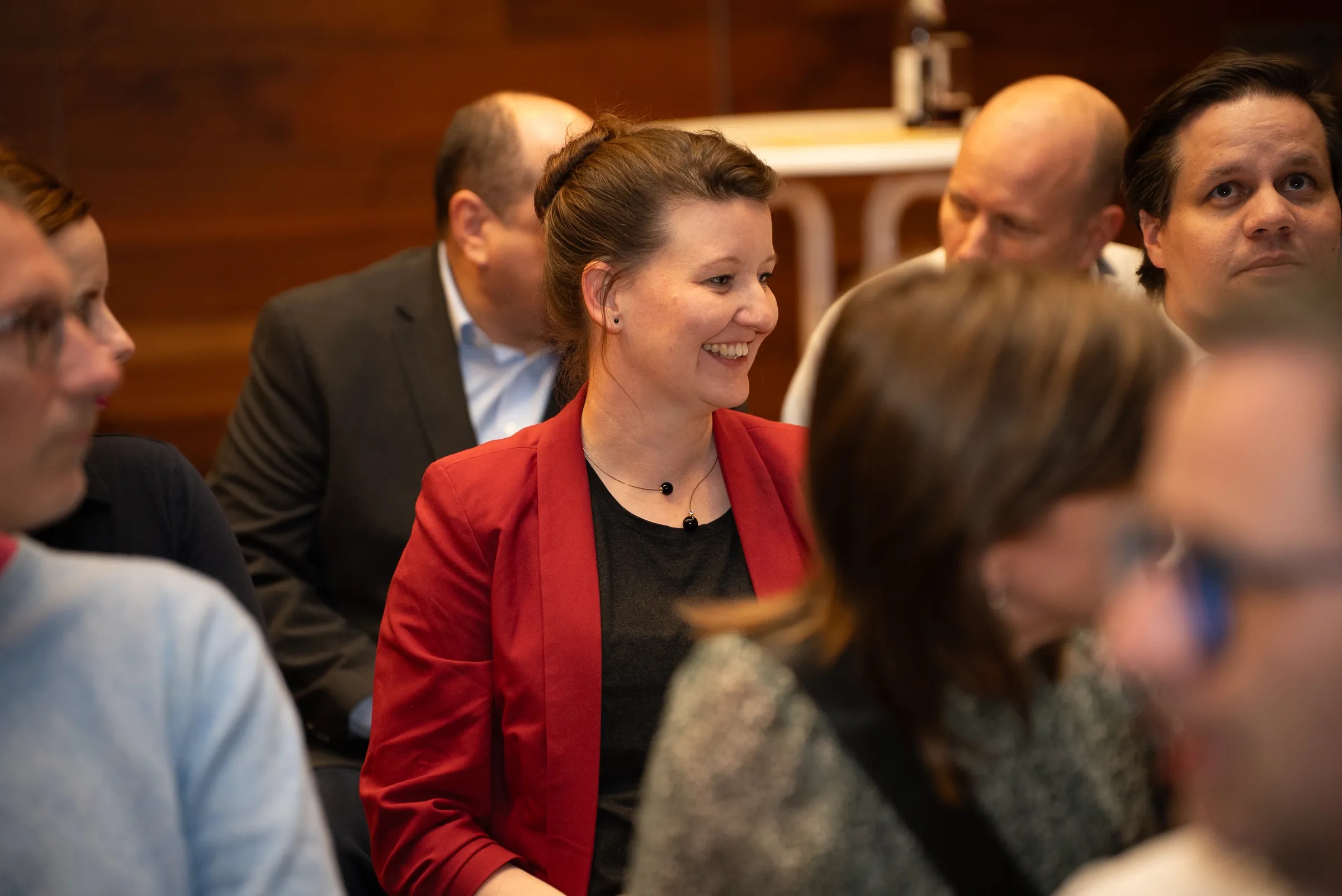 Eventfotograf Konjunkturprognose 2025: Begrüßung der Gäste im Martinushaus