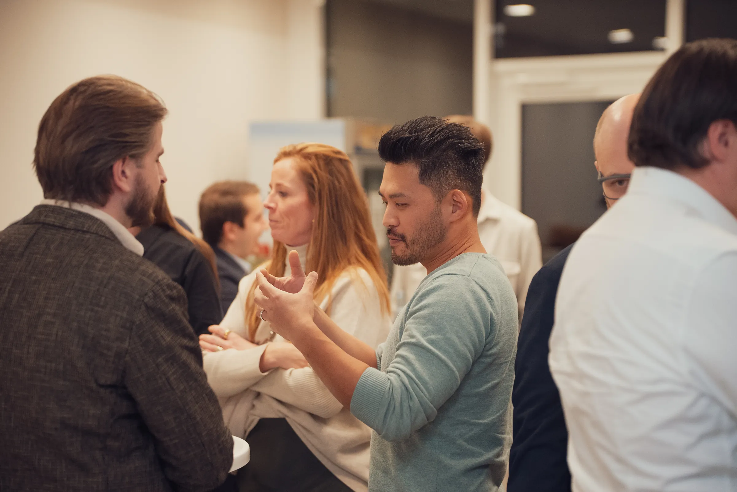 Eventfotograf bei der Mitgliederversammlung der Wirtschaftsjunioren: Mitglieder und Gäste am Abend